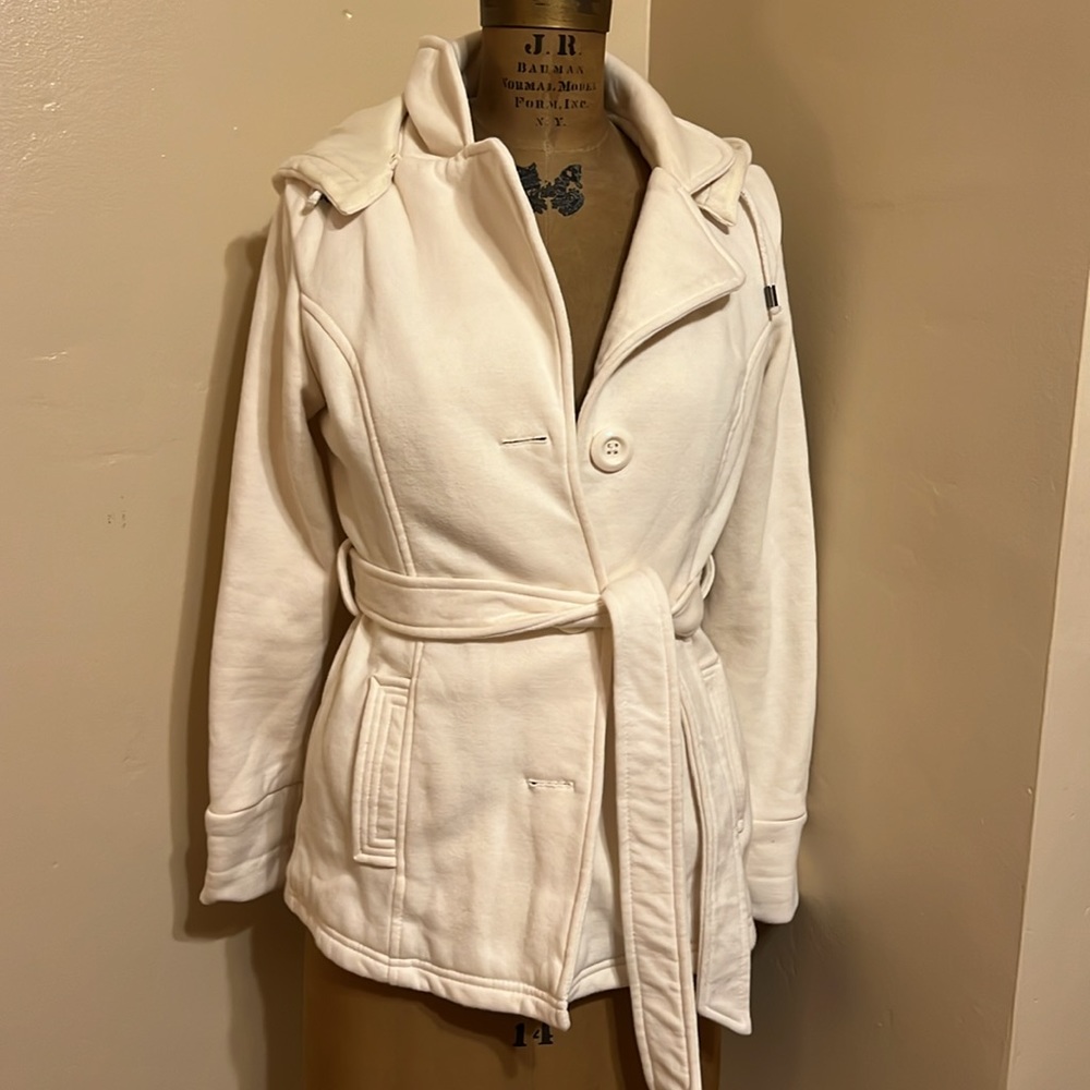 Jones New York medium cream peacoat